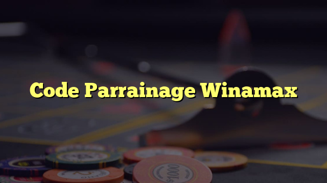 Code Parrainage Winamax