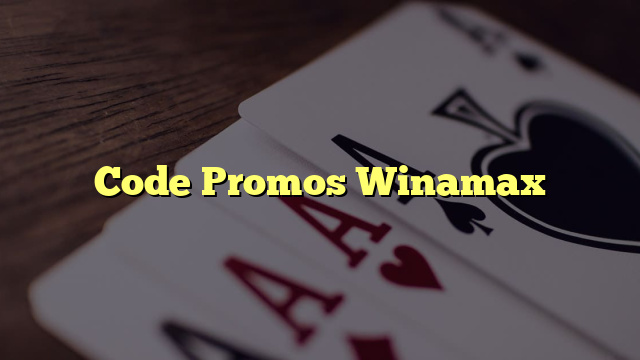 Code Promos Winamax