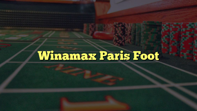 Winamax Paris Foot