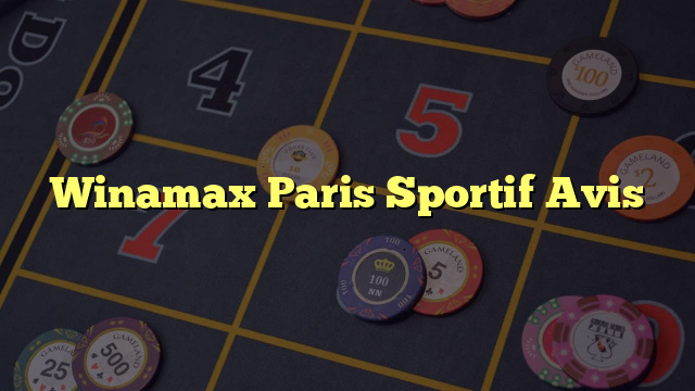 Winamax Paris Sportif Avis